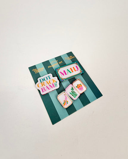Let's Play Mahjong Magnet Set