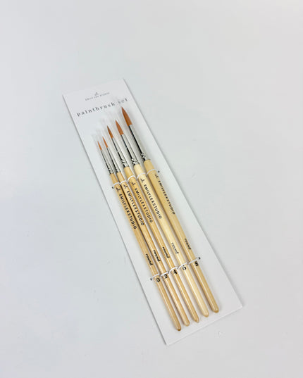 Watercolor Paintbrushes Set of 5