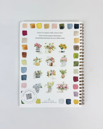 Bouquet Watercolor Book