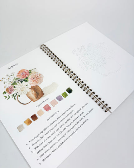 Bouquet Watercolor Book