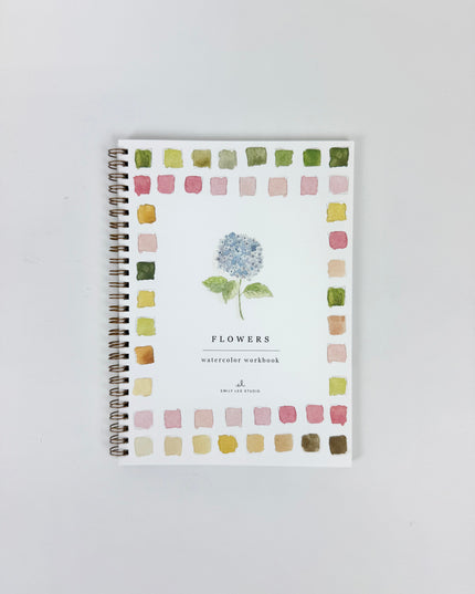 Flowers Watercolor Book