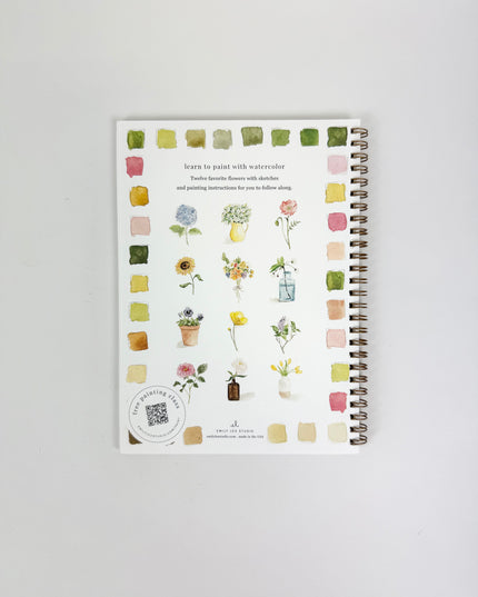 Flowers Watercolor Book