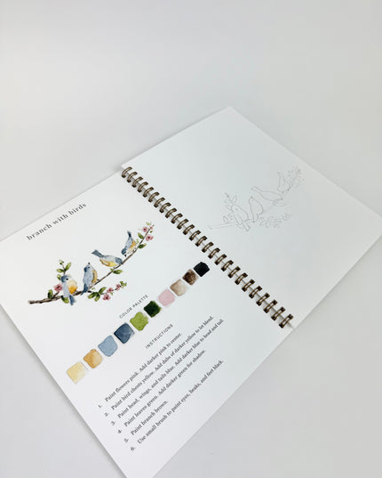 Spring Watercolor Book