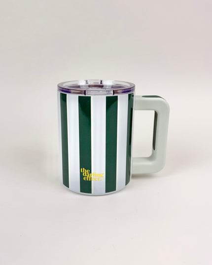 Sicily Stripes Teal 14oz Insulated Mug