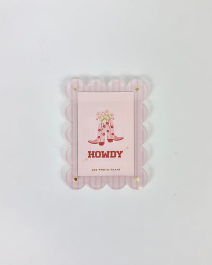 Cowgirl Boots Mini Acrylic Magnet Frame