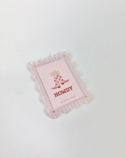 Cowgirl Boots Mini Acrylic Magnet Frame
