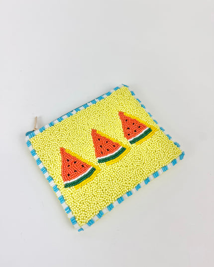 Watermelons Beaded Pouch