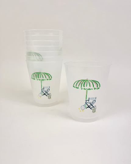 Meet Me On The Court Cups Set of 8
