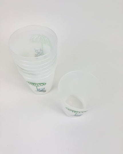 Meet Me On The Court Cups Set of 8