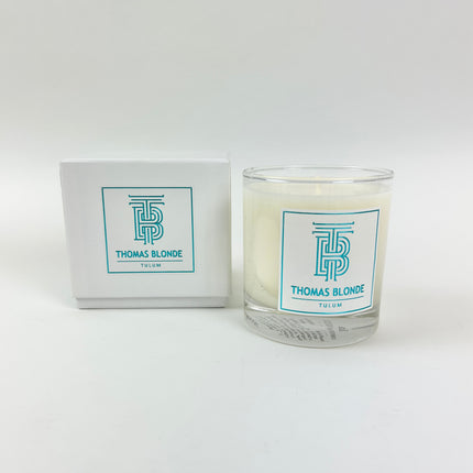 Thomas Blonde 12oz Candle Tulum Candles in at Wrapsody
