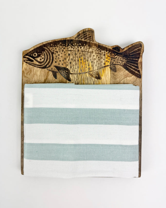 Trout Engraved Wood Board Kitchen in at Wrapsody