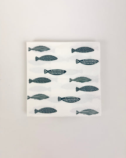 Fishes Cocktail Napkins Napkins in at Wrapsody