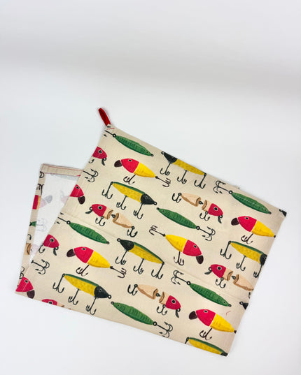 Cream Fish Tea Towel Kitchen Towels in at Wrapsody