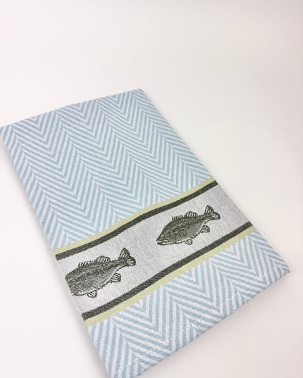 Retreat Dark Green Trout Towel Kitchen Towels in at Wrapsody