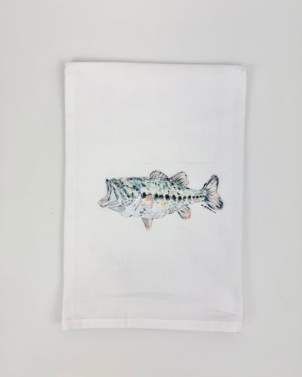 Trout Fishing Tea Towel Kitchen Towels in at Wrapsody