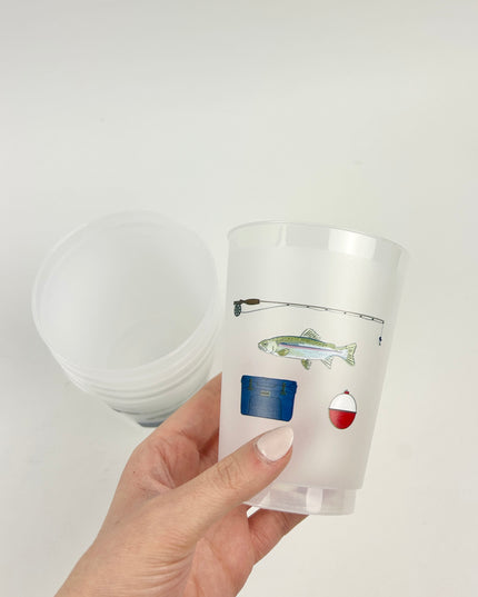Fishing Collection Cups Set of 6