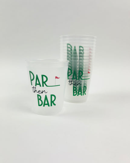 Par Then Bar Frosted Cups Set of 10