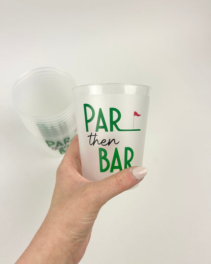 Par Then Bar Frosted Cups Set of 10