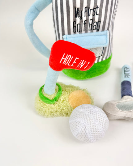 My First Golf Bag Plush Set Baby in at Wrapsody