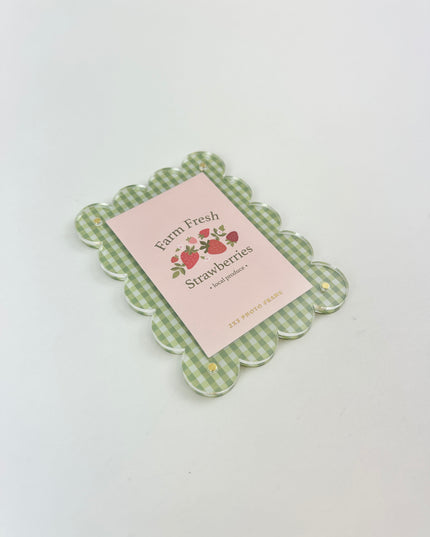 Fresh Strawberries Mini Acrylic Magnet Frame