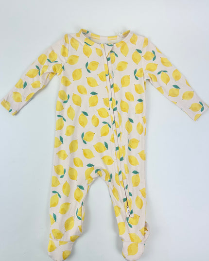 Angel Dear Sunny Lemons 2-Way Zipper Footie Baby in at Wrapsody