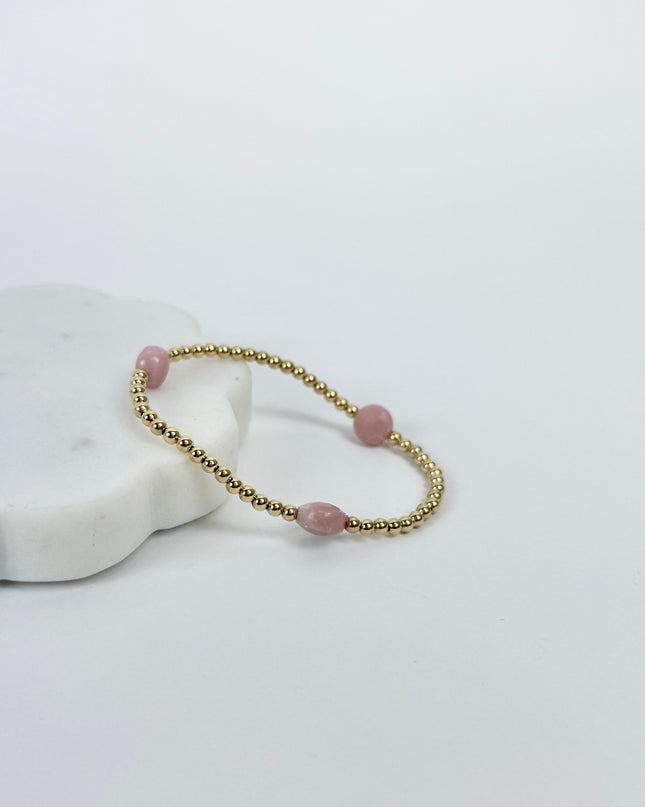 Enewton Admire 3mm Bracelet Pink Opal