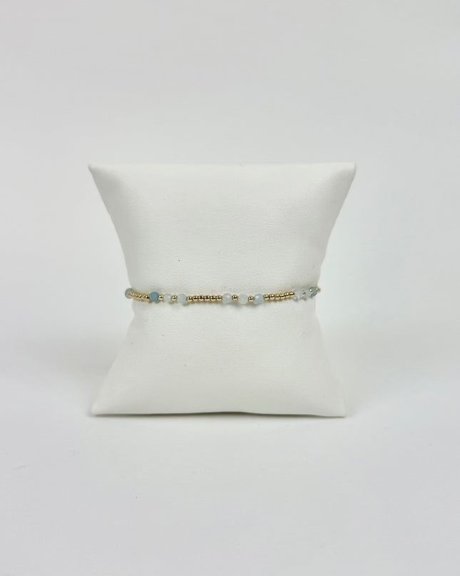 Enewton Gemstone Joy 3mm Bracelet Aquamarine