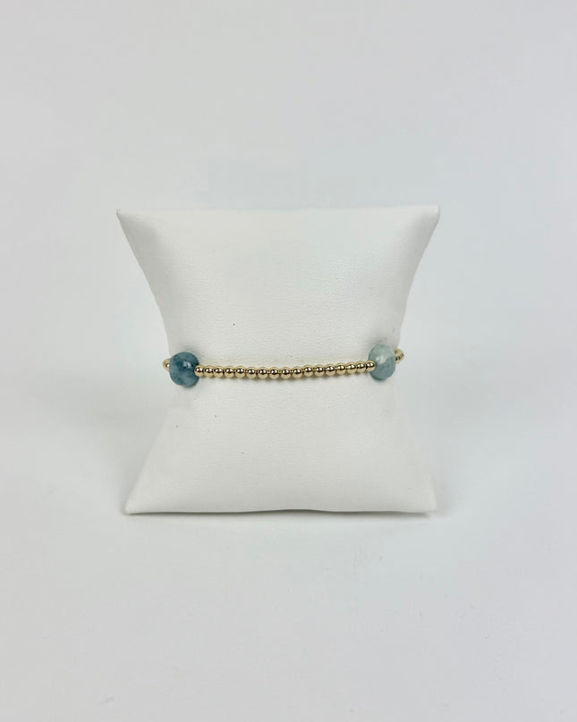 Enewton Admire 3mm Bracelet Aquamarine