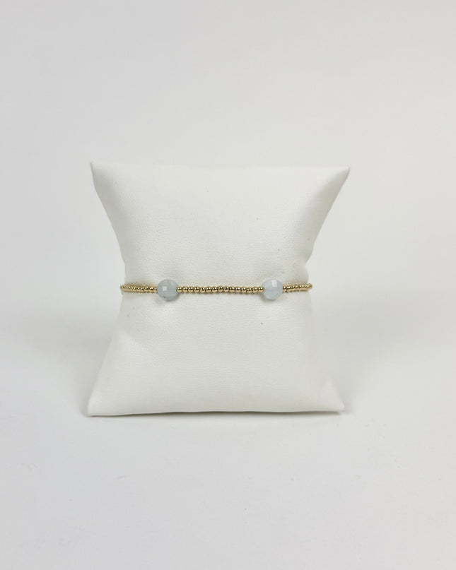 Enewton Admire Small 2mm Bracelet Aquamarine