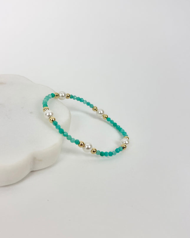 Enewton Purpose Pearl 6mm Bracelet Amazonite