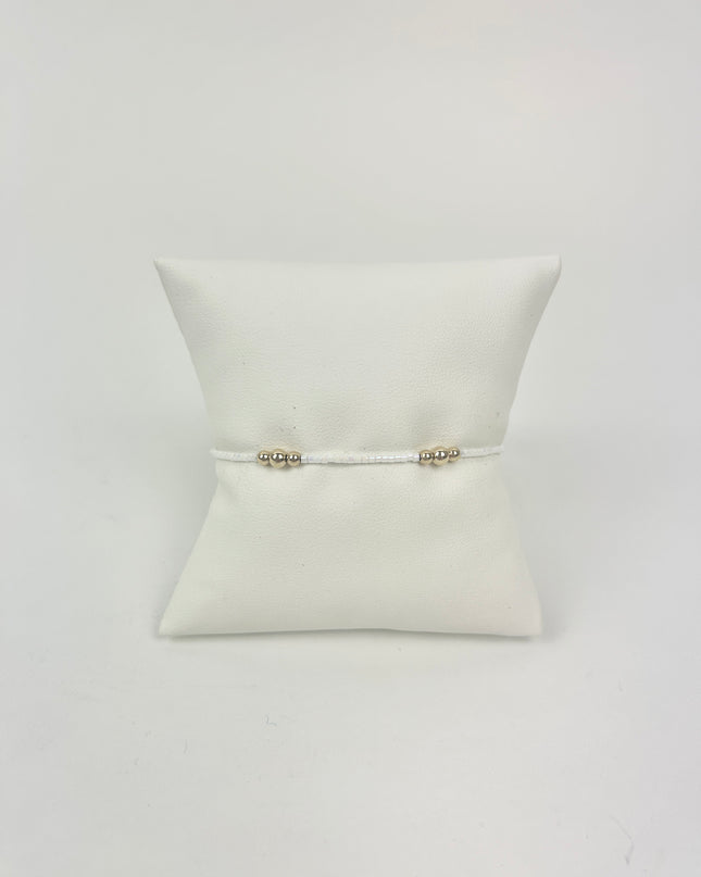 Enewton Hope Purpose Gold Bracelet Silky White Bracelets in at Wrapsody