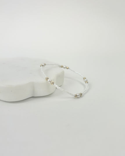 Enewton Hope Purpose Pearl Bracelet Silky White Bracelets in at Wrapsody
