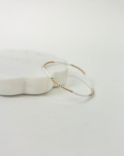 Enewton Hope Blissful Bracelet Silky White Bracelets in at Wrapsody