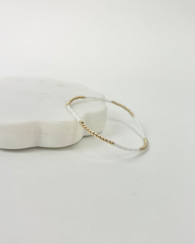 Enewton Hope Blissful Bracelet Silky White Bracelets in at Wrapsody