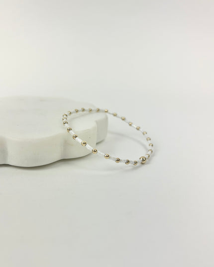 Enewton Hope Sincerity Bracelet Silky White Bracelets in at Wrapsody