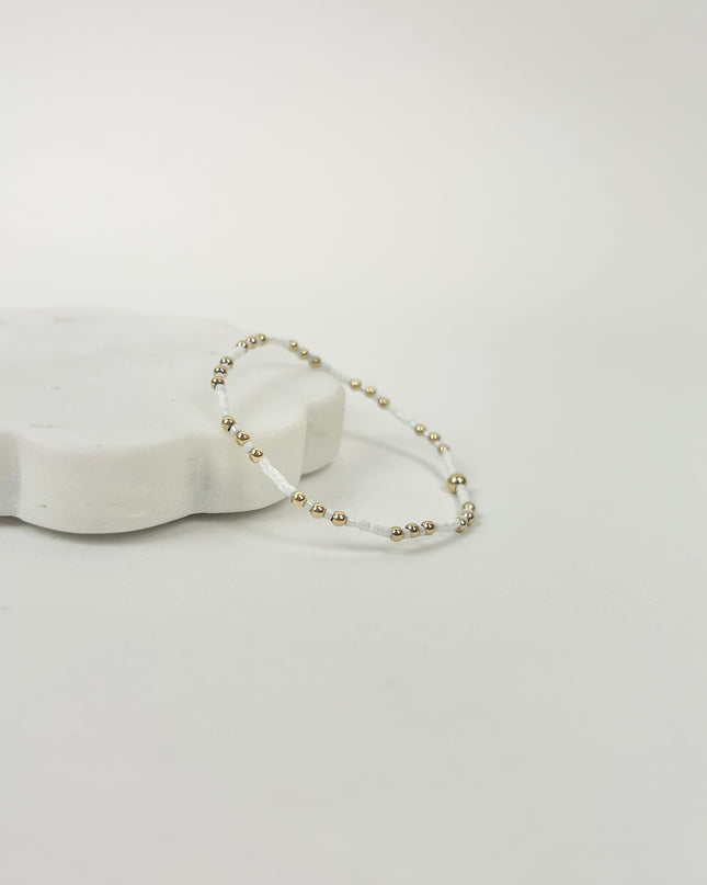 Enewton Hope Joy Bracelet Silky White Bracelets in at Wrapsody
