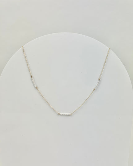 Enewton Hope Bliss Simplicity 15" Choker Silky White Necklaces in at Wrapsody