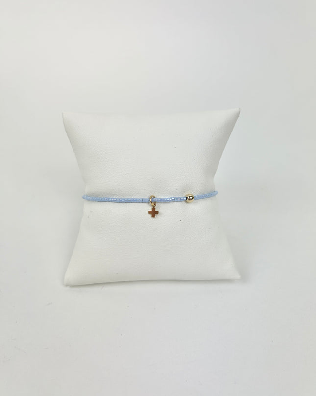 Enewton Hope Classic Signature Cross Charm Bracelet Ocean Mist Bracelets in at Wrapsody