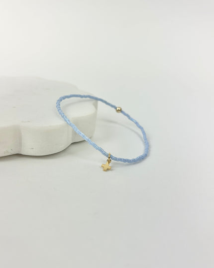 Enewton Hope Classic Signature Cross Charm Bracelet Ocean Mist Bracelets in at Wrapsody