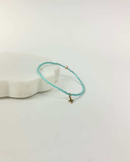 Enewton Hope Classic Signature Cross Charm Bracelet Sea Glass Bracelets in at Wrapsody