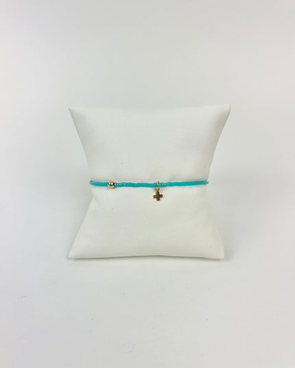 Enewton Hope Classic Signature Cross Charm Bracelet Turquoise Bracelets in at Wrapsody