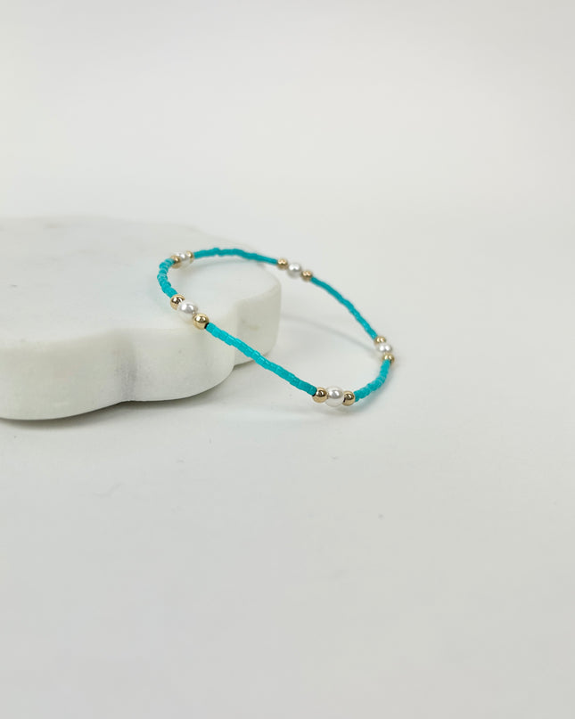Enewton Hope Purpose Pearl Bracelet Turquoise Bracelets in at Wrapsody