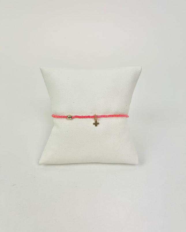 Enewton Hope Classic Signature Cross Charm Bracelet Sherbert Bracelets in at Wrapsody