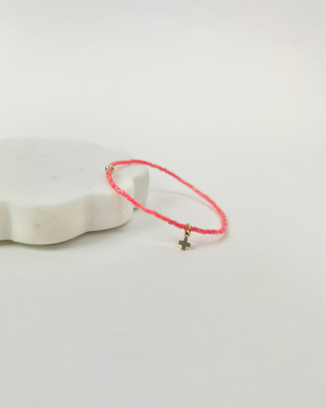 Enewton Hope Classic Signature Cross Charm Bracelet Sherbert Bracelets in at Wrapsody
