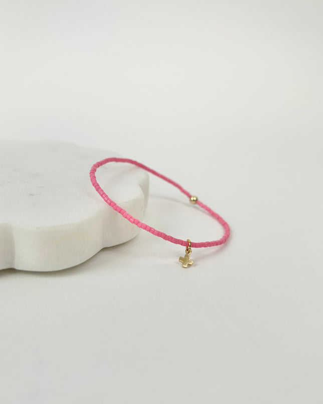 Enewton Hope Classic Signature Cross Charm Bracelet Bubblegum Bracelets in at Wrapsody