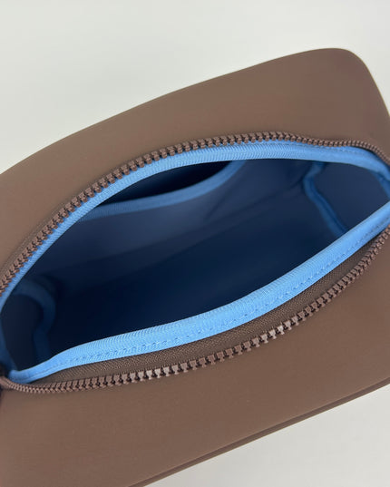 Dopp Kit Neoprene Chocolate Travel Accessories in at Wrapsody