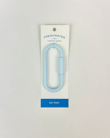 Keyring Oval Light Blue Travel Accessories in at Wrapsody