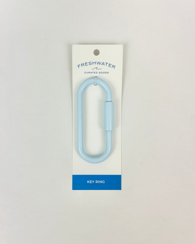Keyring Oval Light Blue Travel Accessories in at Wrapsody
