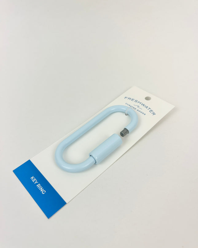 Keyring Oval Light Blue Travel Accessories in at Wrapsody