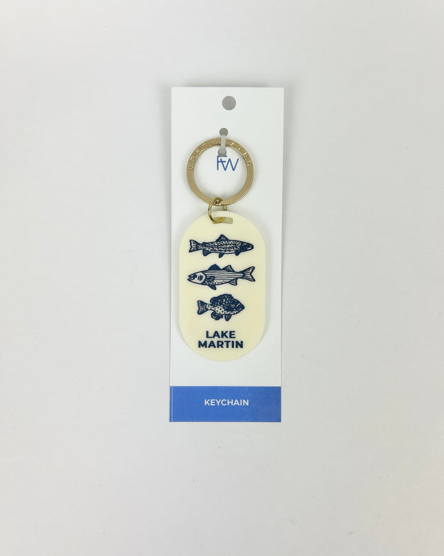 Keychain Lake Martin Fish Travel Accessories in at Wrapsody